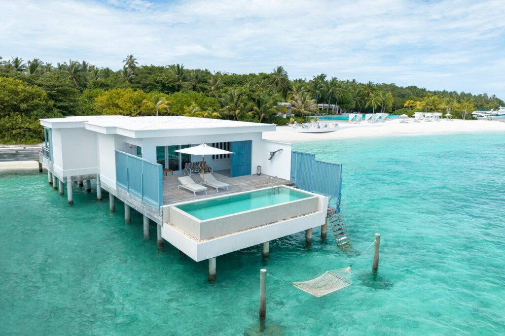 amilla maldives sunset water pool villa
