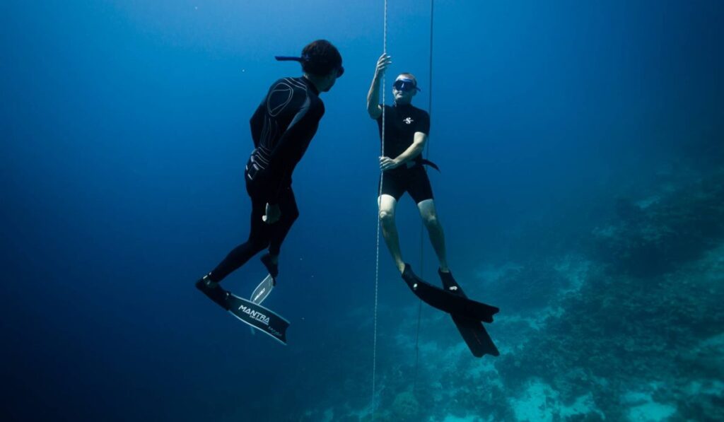 Freediving with Bastien Soleil