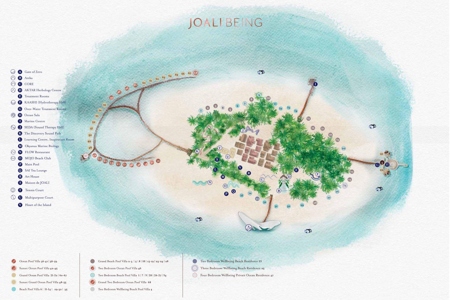 JOALI BEING Map