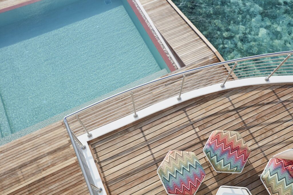 Jumeirah Maldives Three Bedroom Overwater Retreat Pool