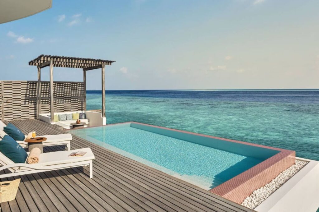 ocean villa with pool