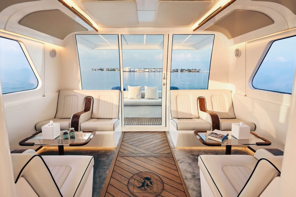 Jumeirah Maldives - Luxury Speedboat Interior 2