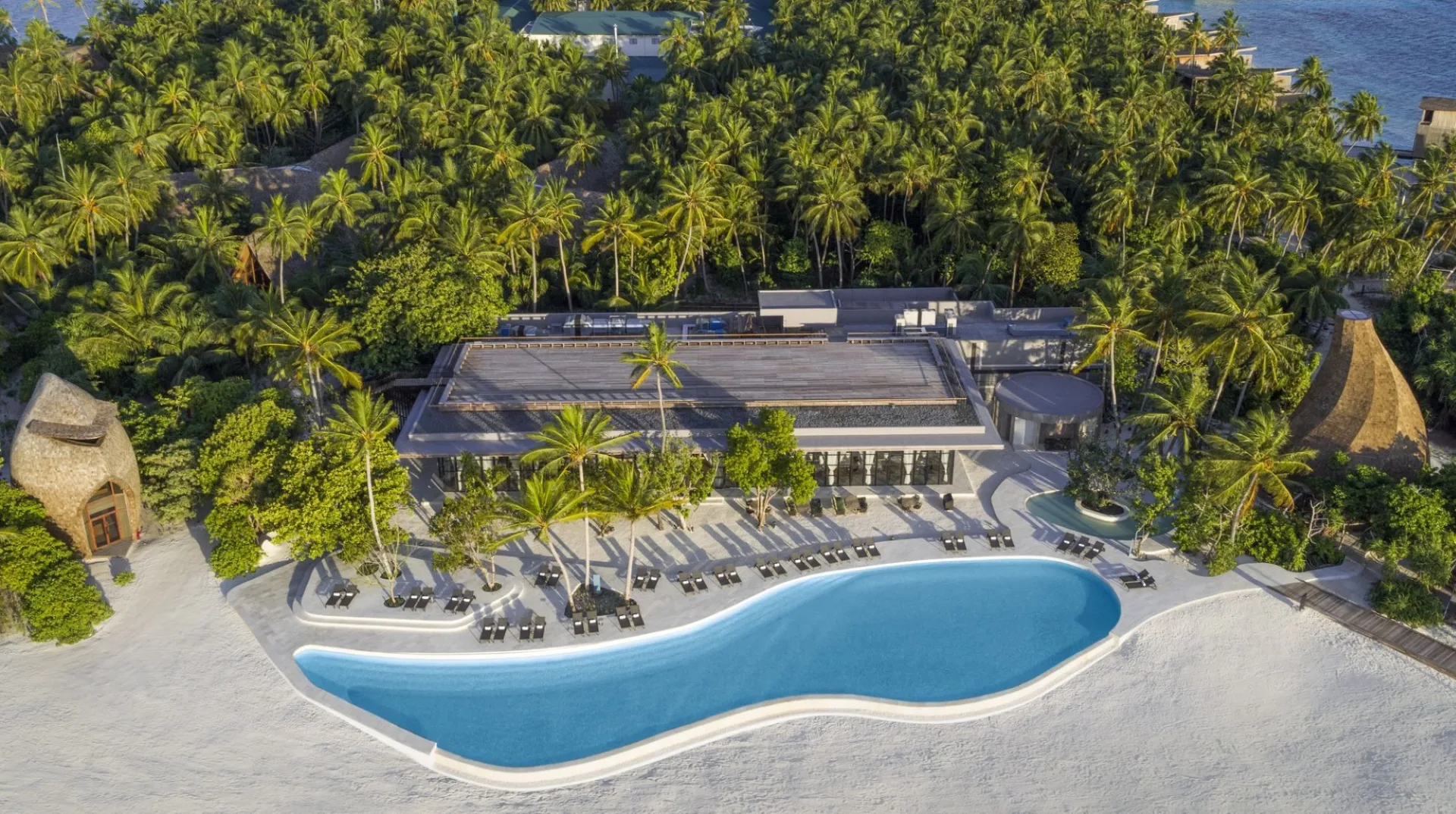 Aerial - Alba Retaurant and Pool