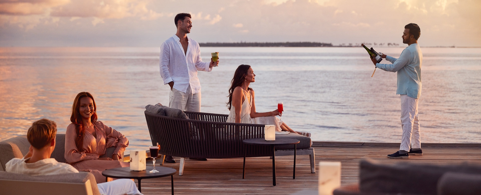 The St. Regis Maldives Vommuli Resort - Champagne Sabering Ritual