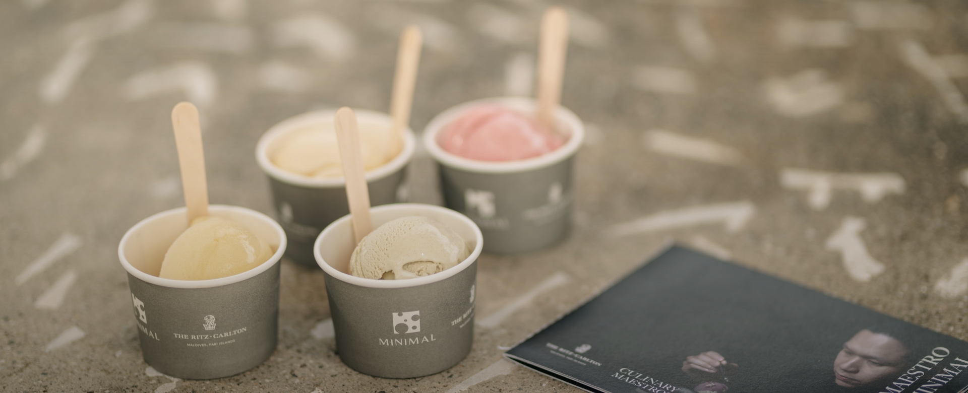 Michelin-Starred Gelato Maldives MINIMAL at The Ritz-Carlton Fari Islands