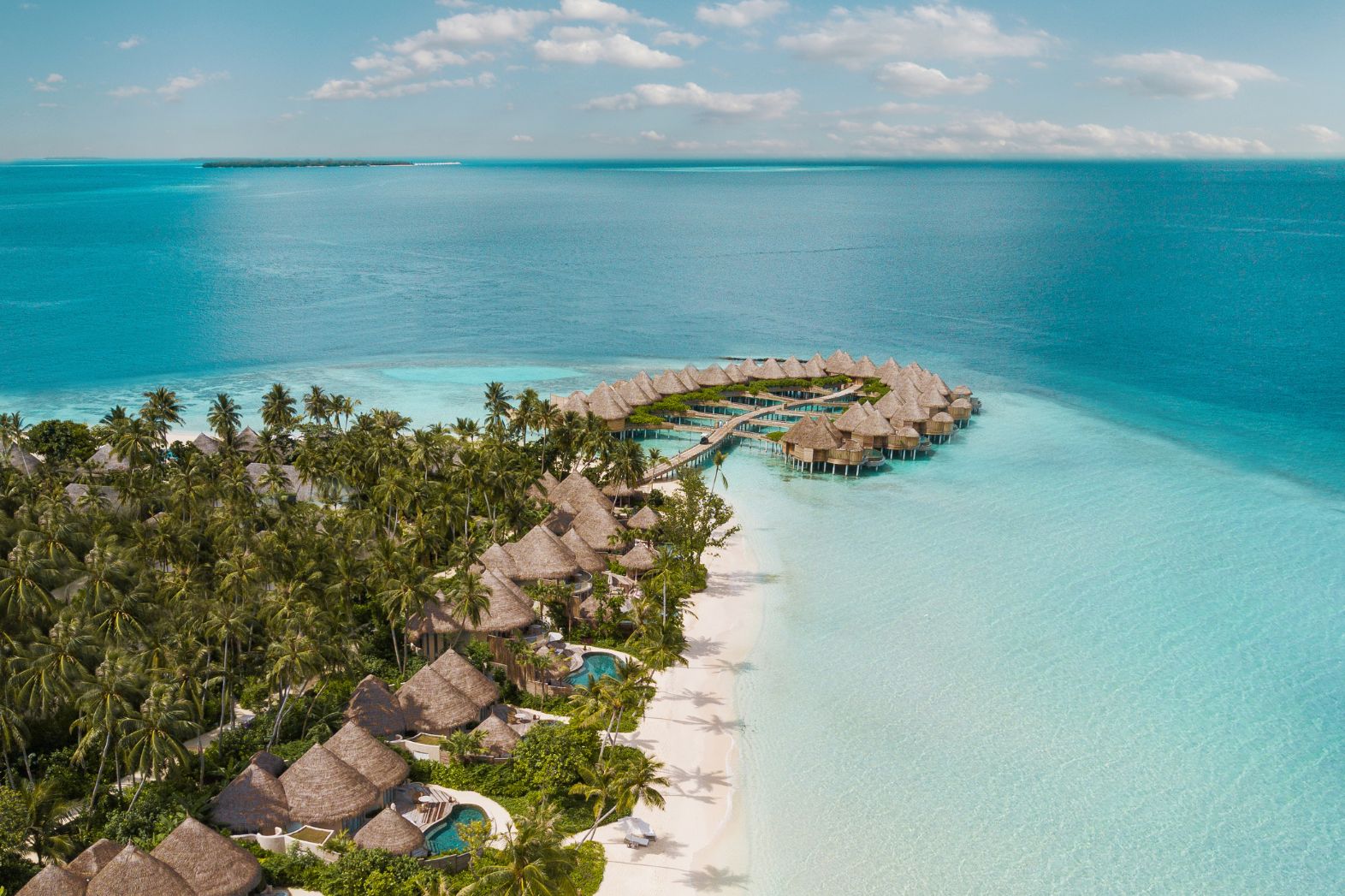 Aerial view of The Nautilus Maldives