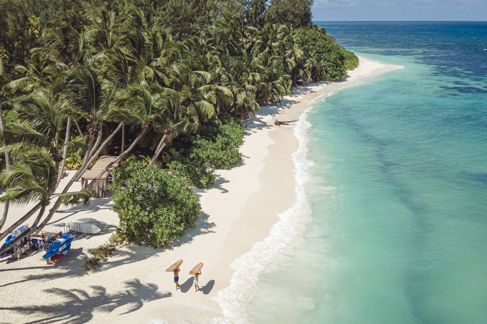 Four Seasons Resort Seychelles at Desroches Island surf beach