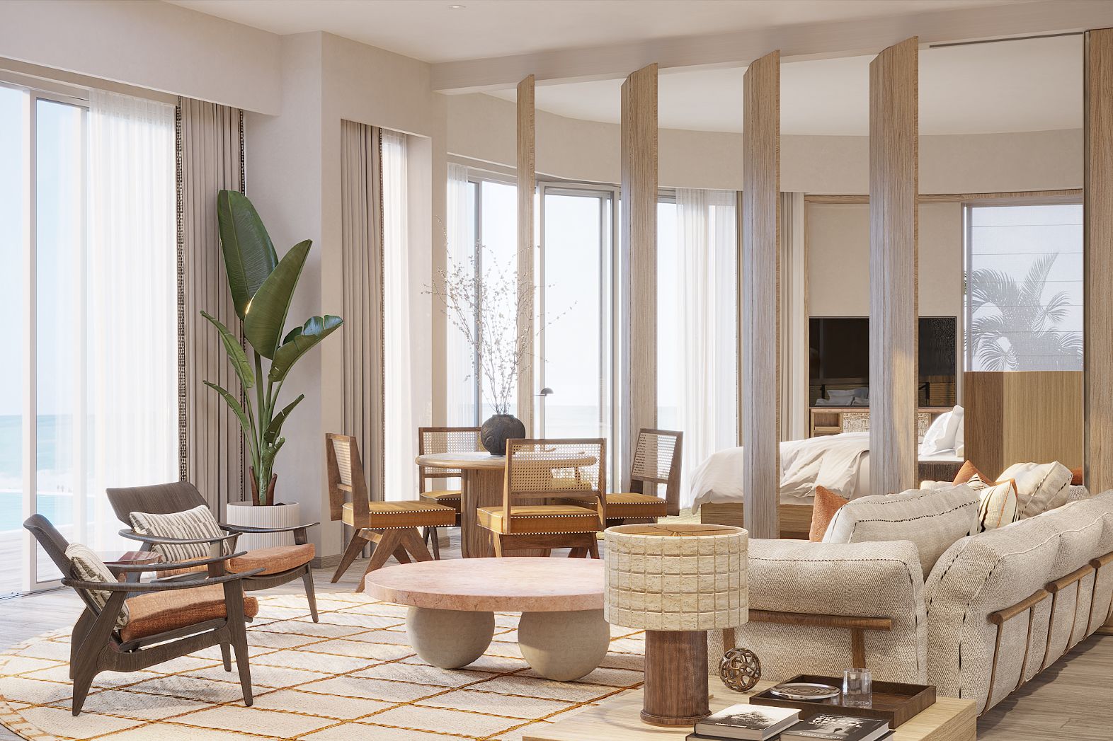 Jumeirah Olhahali Island - One Bedroom Villas - Living Room