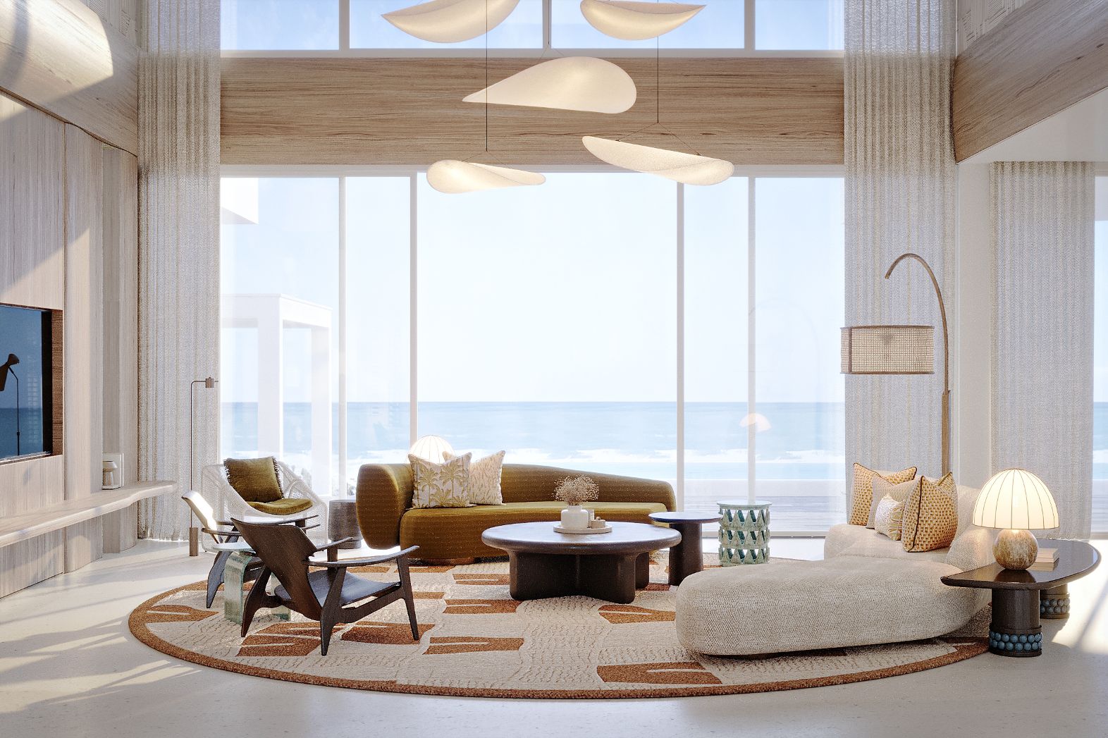 Jumeirah Olhahali Island - Three Bedroom Villas - Living Room 1