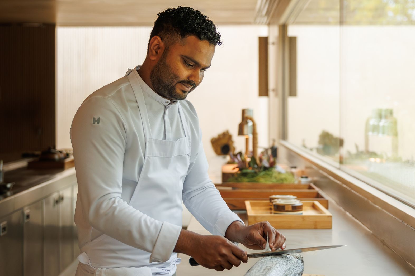 Abdulla Rifzan, Chef de Cuisine at KANDU