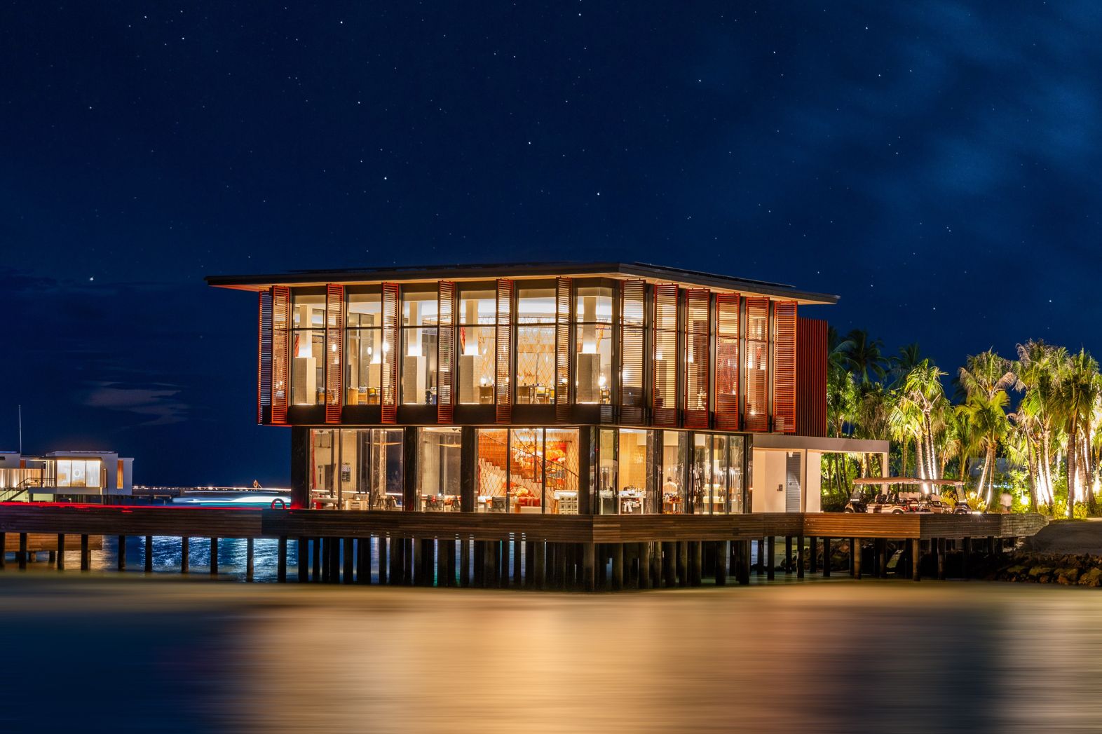 Arrival Pavilion Night View